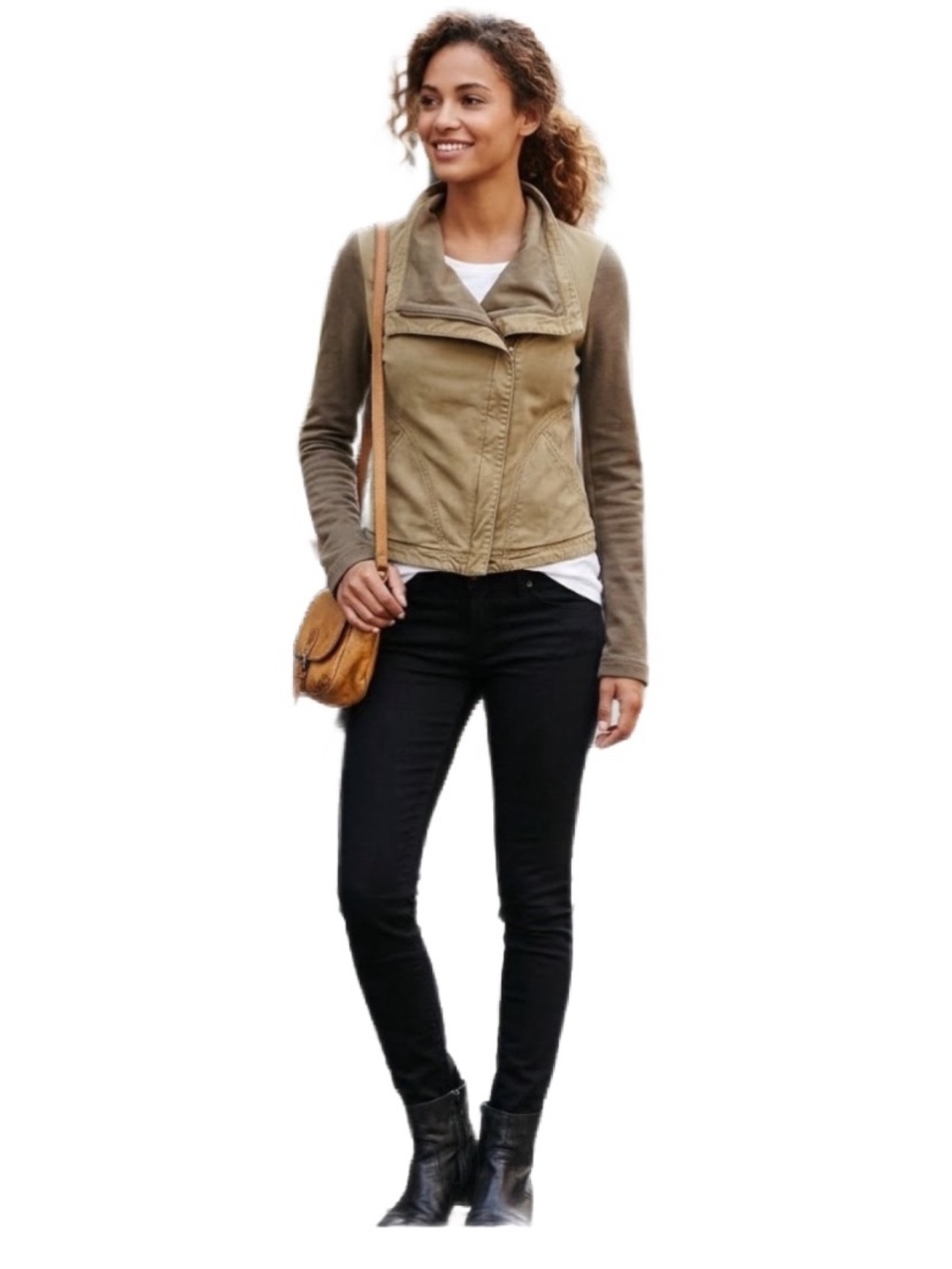 Marrakech by Anthropologie Faravel Moto Jacket Size S